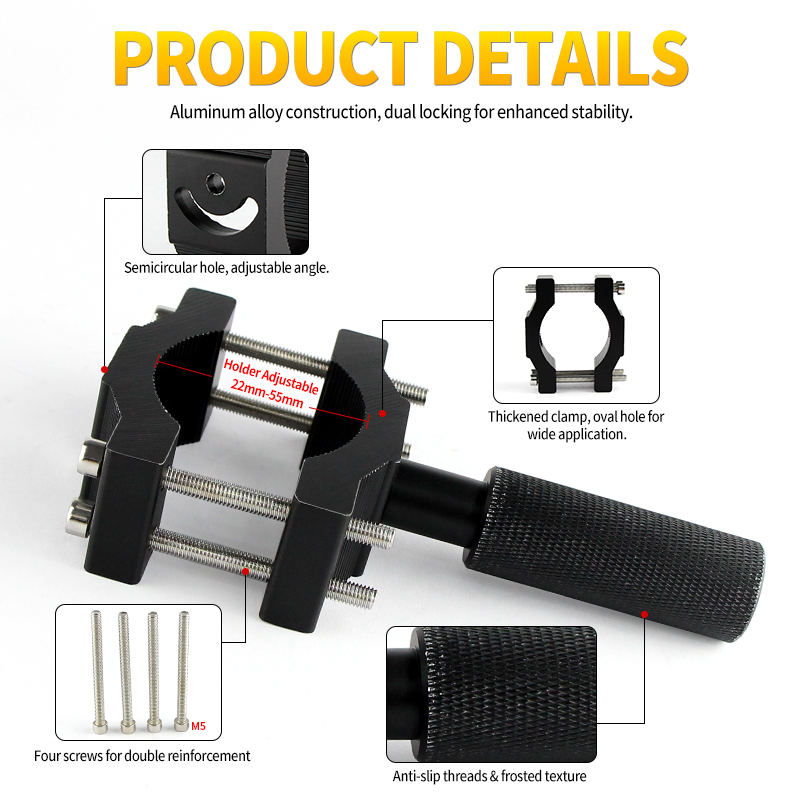 Outdoor Power Xtreme - APMATAUTO Universal Motorcycle Headlight Mount Brackets