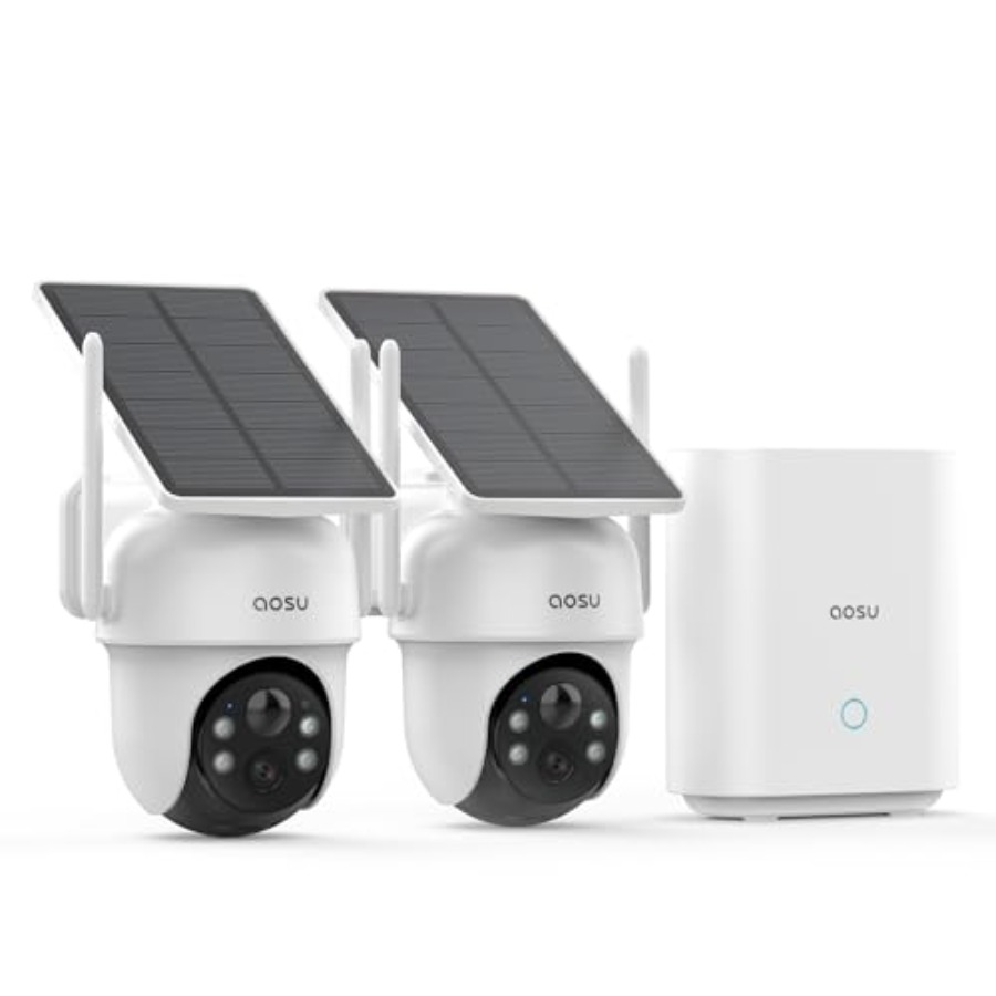 Outdoor Power Reno - Outdoor wireless security cameras system: solar-powered,