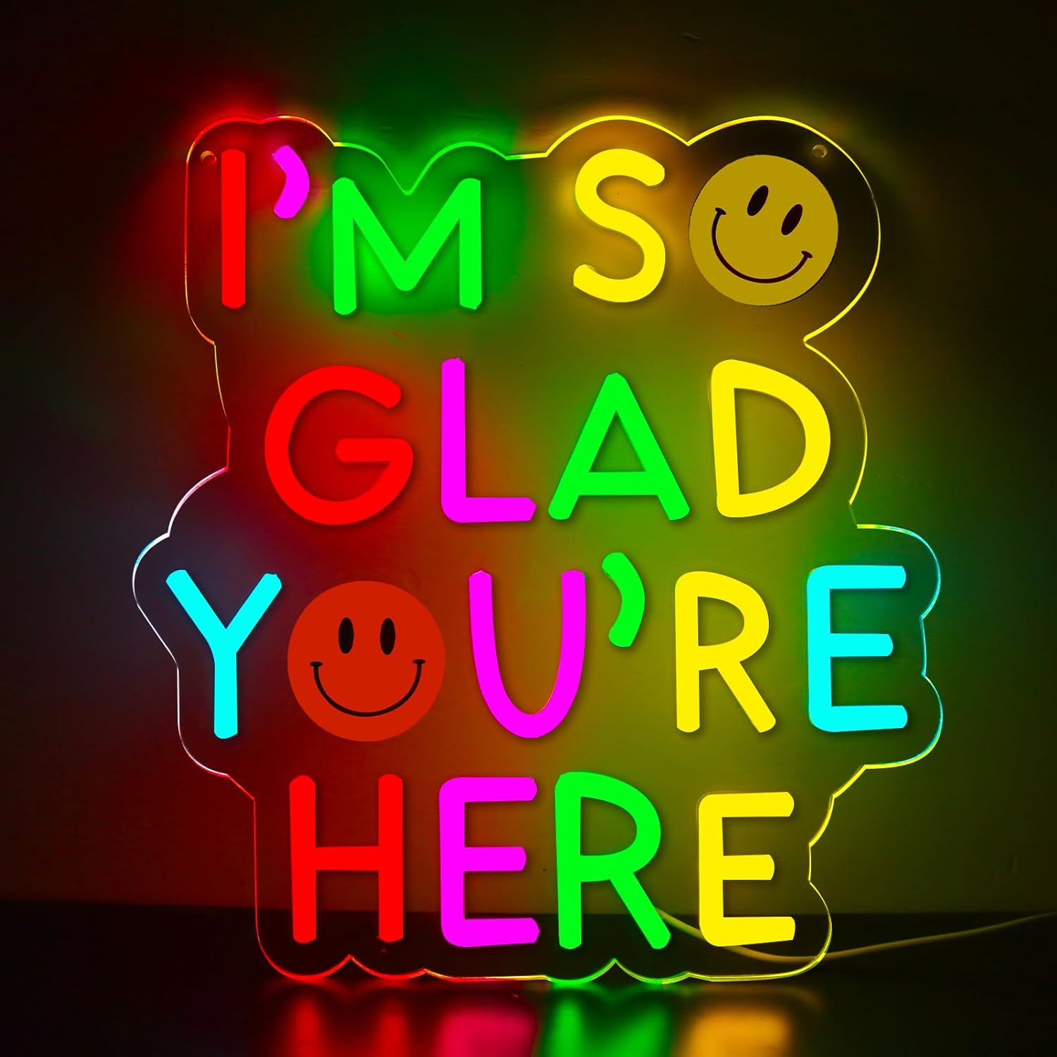 Outdoor Power Reno - I’m So Glad You’re Here Neon