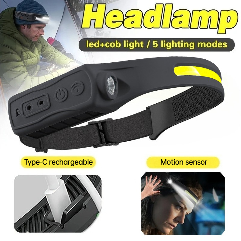 Powerful COB LED Sensor Headla - Outdoor Power Head บทวิจารณ์และราคา