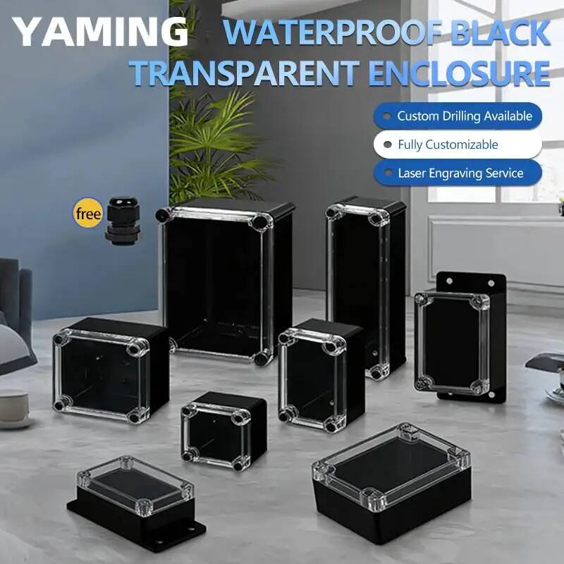 2pcs Transparent Cover Waterpr - Outdoor Power Supply Box บทวิจารณ์และราคา