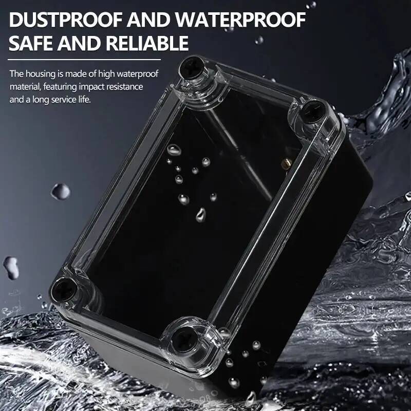 2pcs Transparent Cover Waterpr - Outdoor Power Supply Box บทวิจารณ์และราคา