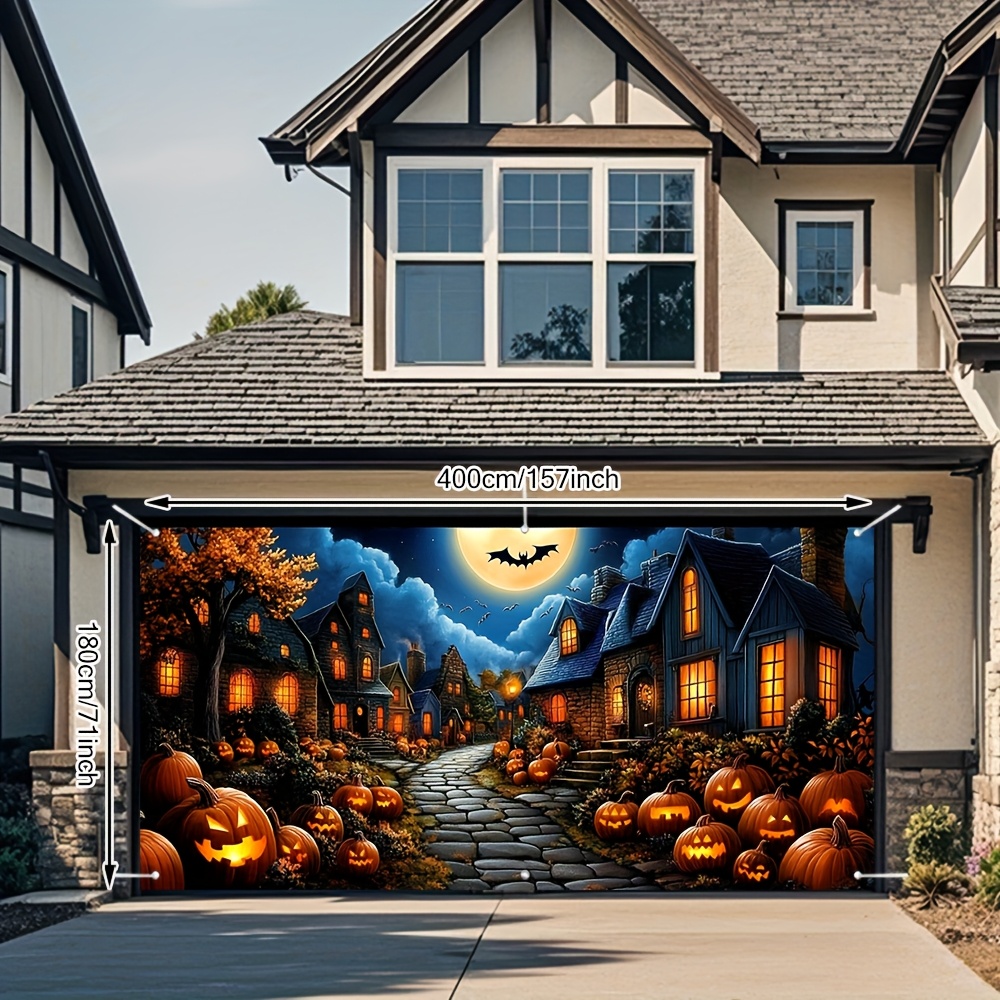 1pc 2D Flat Halloween Banner B - Outdoor Power Jack บทวิจารณ์และราคา