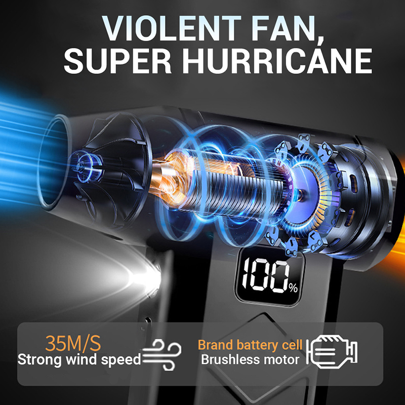 Powerful Dust Blower 800000RPM - Outdoor Power Vacuum บทวิจารณ์และราคา