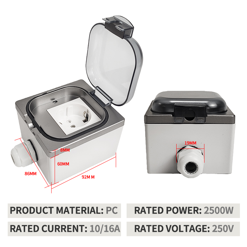 IP65 Waterproof Surface-Mount  - Outdoor Power Supply Box บทวิจารณ์และราคา