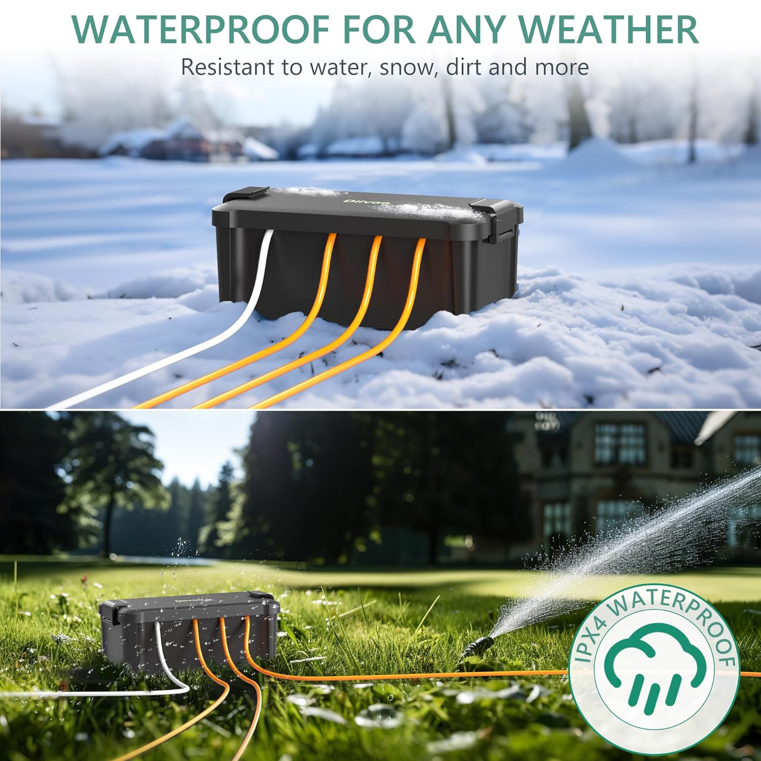 Diivoo Outdoor Waterproof Elec - Outdoor Power Supply Box บทวิจารณ์และราคา