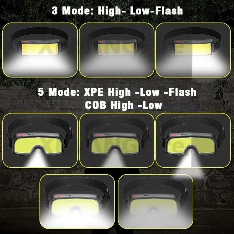 Powerful COB LED Headlamp Type - Outdoor Power Head บทวิจารณ์และราคา