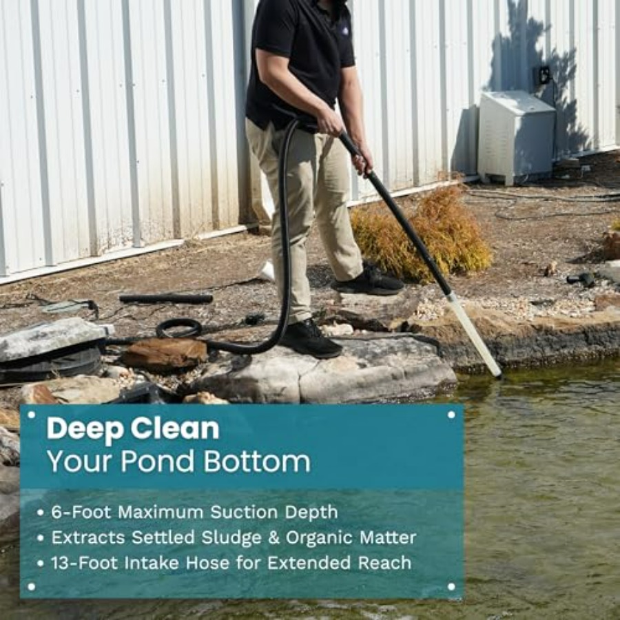 Pond vacuum for outdoor pond c - Outdoor Power Vacuum บทวิจารณ์และราคา