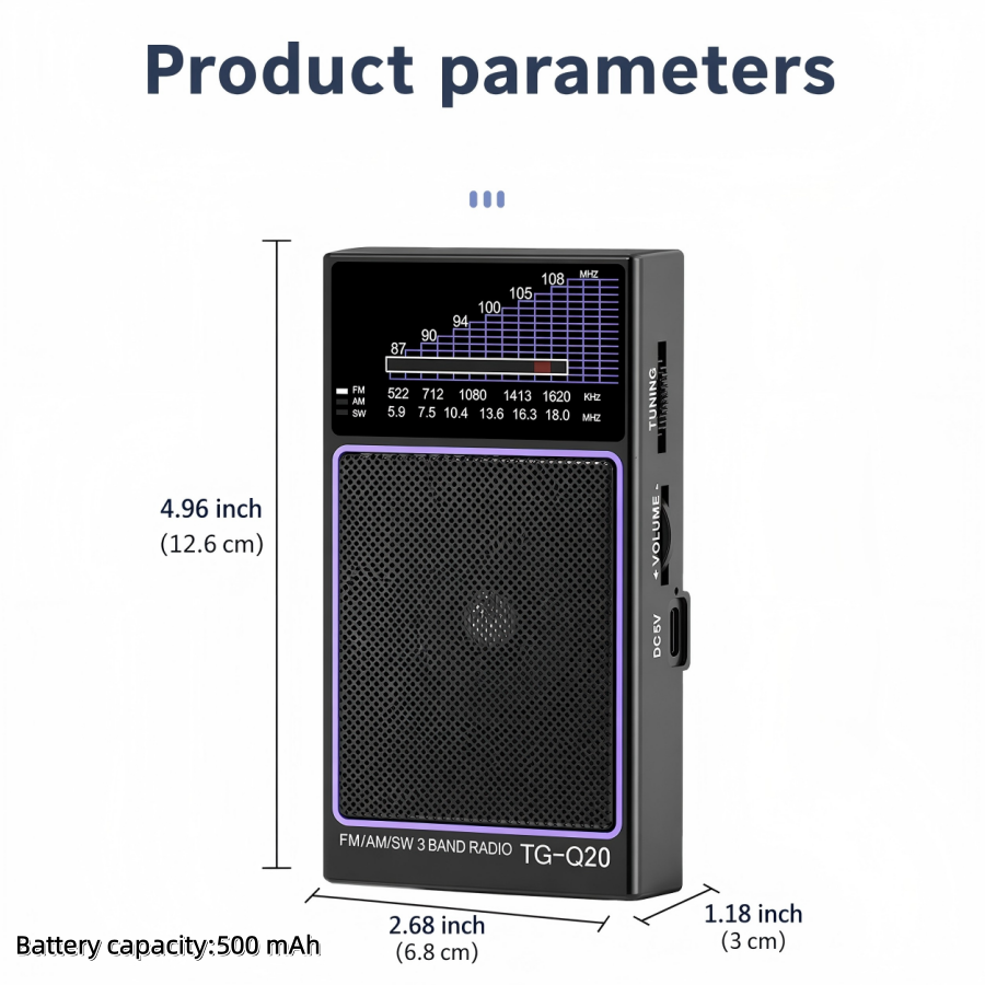 Multi-Band Rechargeable Radio, - Outdoor Power Jack บทวิจารณ์และราคา