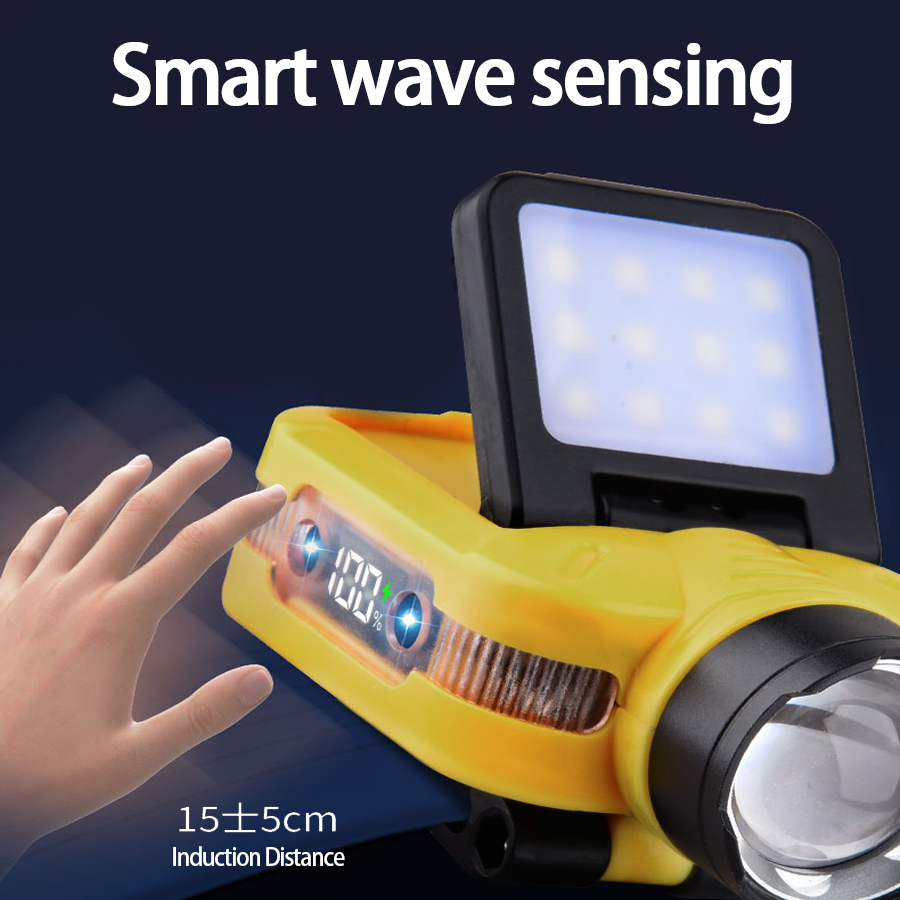 1000LM Sensor Headlamp USB C R - Outdoor Power Head บทวิจารณ์และราคา
