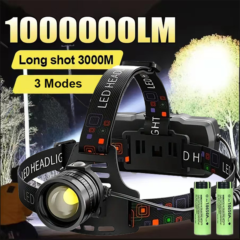 Powerful LED Headlamp Recharge - Outdoor Power Head บทวิจารณ์และราคา