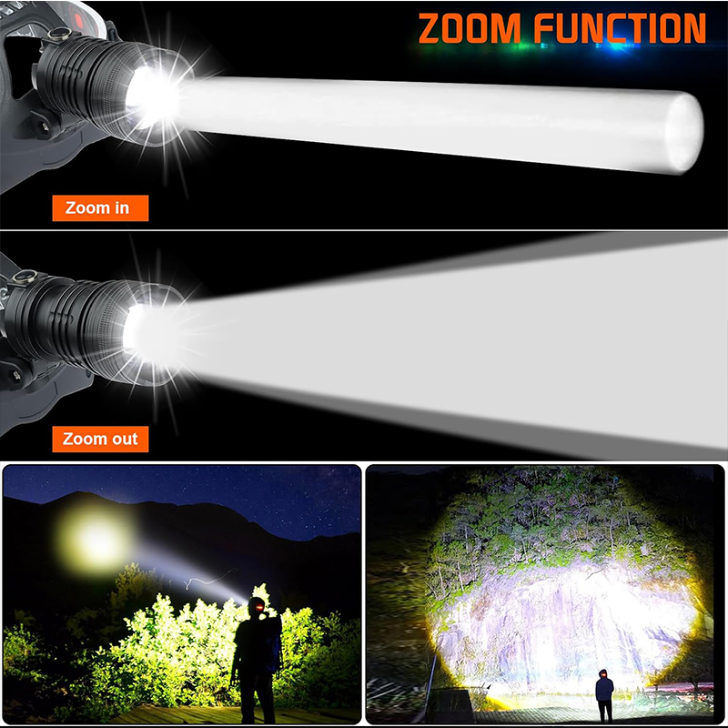Powerful LED Headlamp Recharge - Outdoor Power Head บทวิจารณ์และราคา