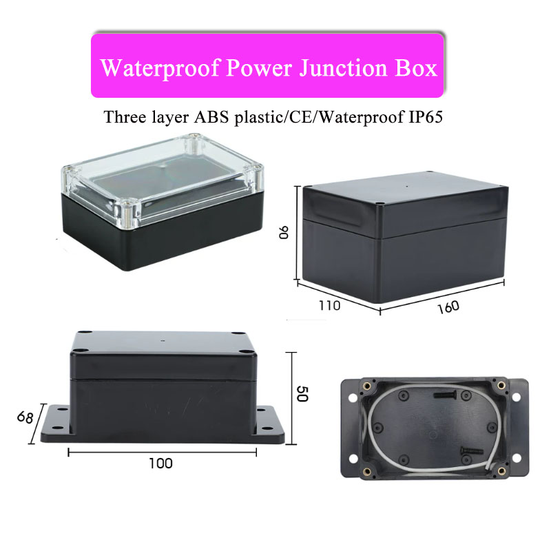 ABS Plastic Black Triple Water - Outdoor Power Supply Box บทวิจารณ์และราคา