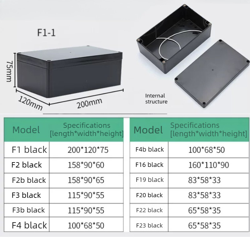 Triple Waterproof Junction Box - Outdoor Power Supply Box บทวิจารณ์และราคา