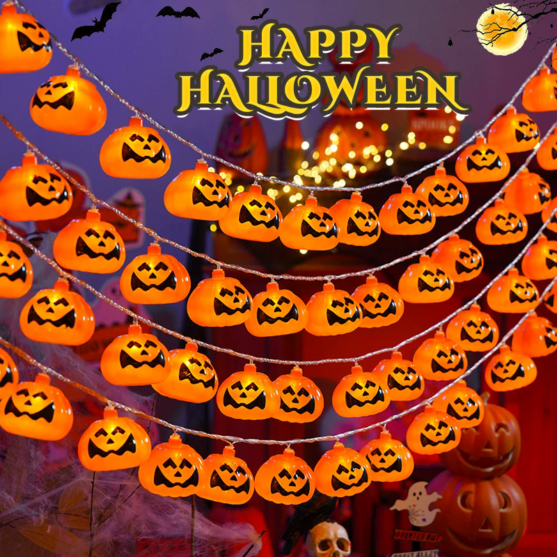 Halloween Pumpkin String Light - Outdoor Power Jack บทวิจารณ์และราคา