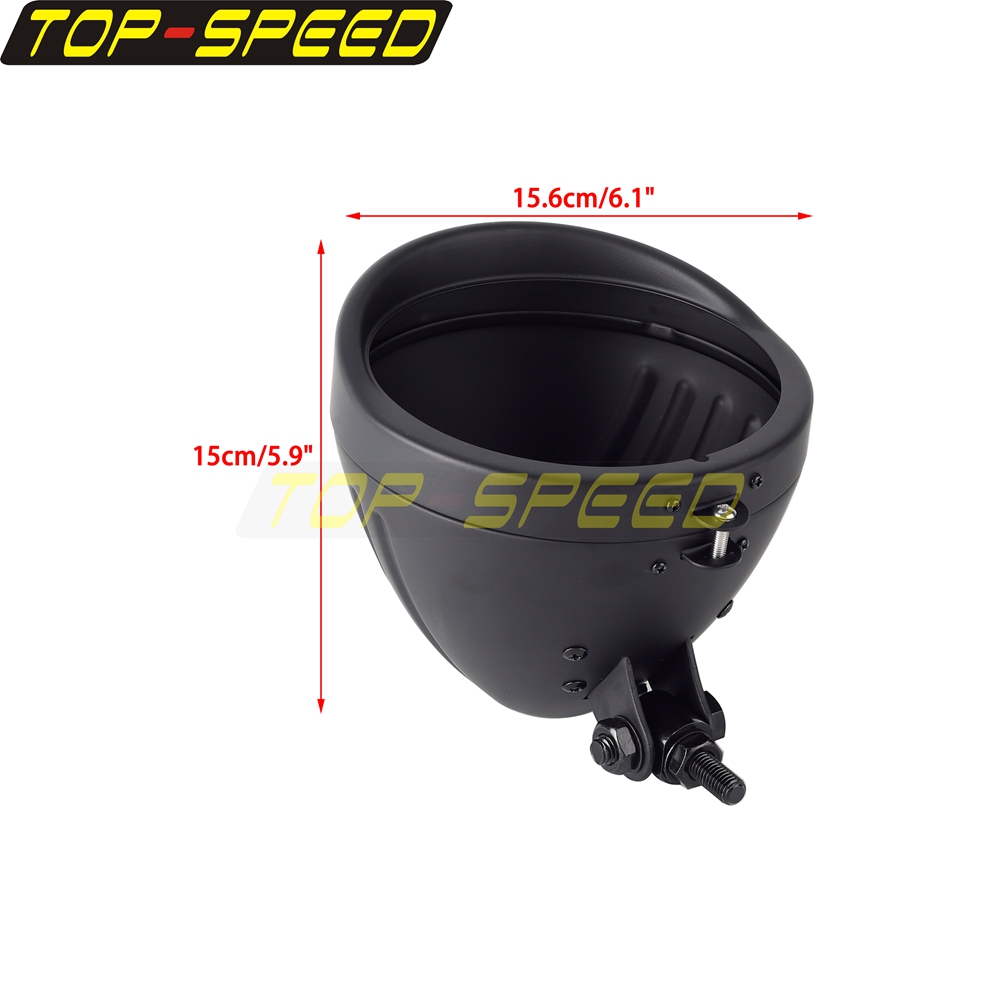 Black/Chrome Motorcycle Headla - Outdoor Power Xtreme บทวิจารณ์และราคา