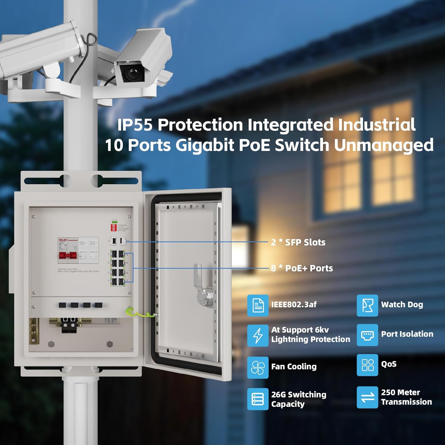 KeepLiNK Outdoor Smart Network - Outdoor Power Supply Box บทวิจารณ์และราคา