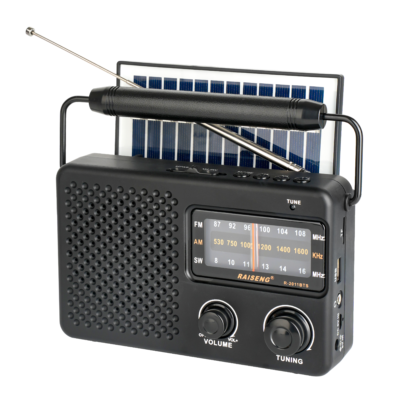 R-2011BTS portable radio AM FM - Outdoor Power Jack บทวิจารณ์และราคา